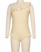 Ruffle Front One Piece
