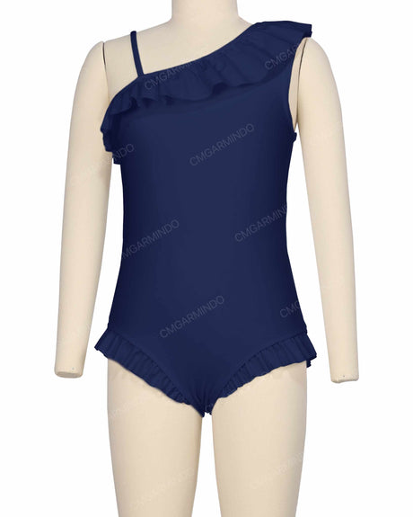 Ruffle Front One Piece