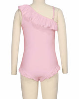 Ruffle Front One Piece