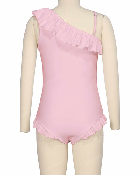 Ruffle Front One Piece