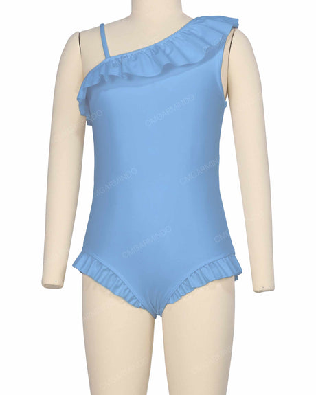 Ruffle Front One Piece