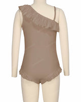 Ruffle Front One Piece