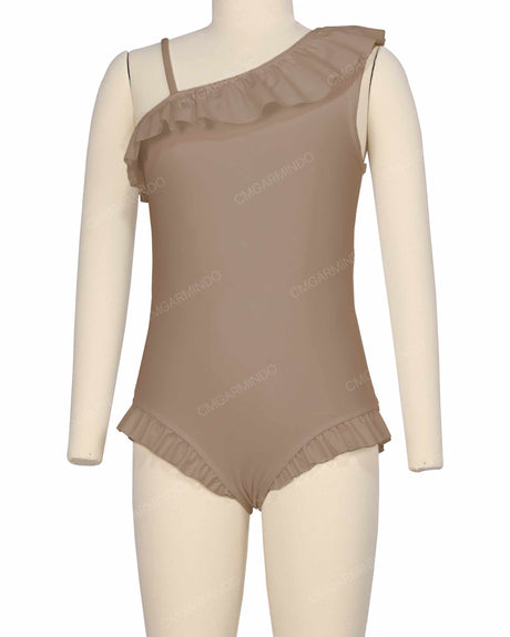 Ruffle Front One Piece