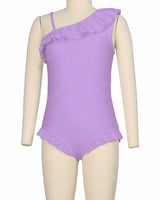 Ruffle Front One Piece