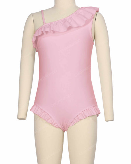 Ruffle Front One Piece