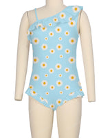 Ruffle Front One Piece