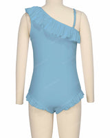 Ruffle Front One Piece