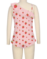 Ruffle Front One Piece
