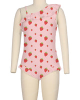 Ruffle Front One Piece