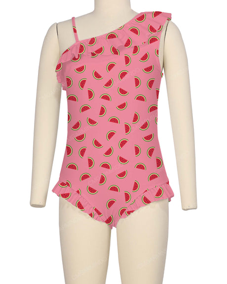 Ruffle Front One Piece