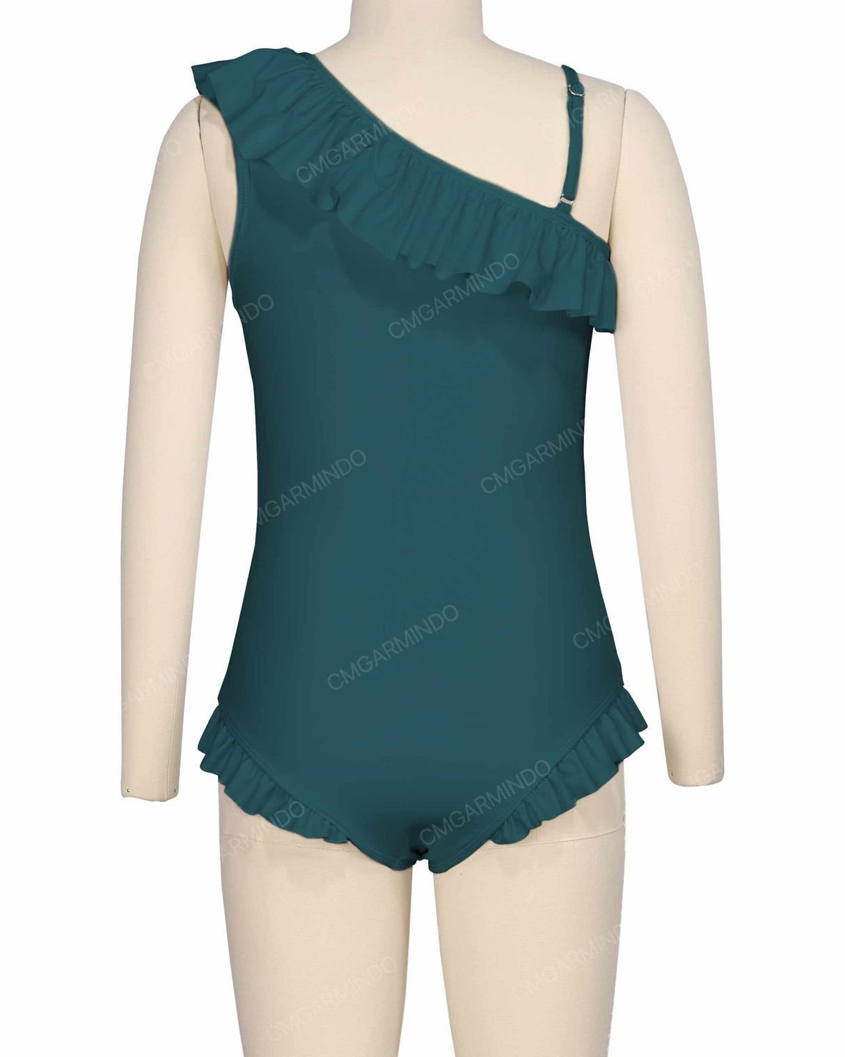 Ruffle Front One Piece