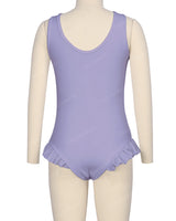 Frill Leg Scoop Back One Piece