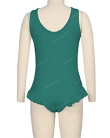 Frill Leg Scoop Back One Piece