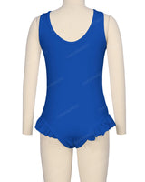 Frill Leg Scoop Back One Piece