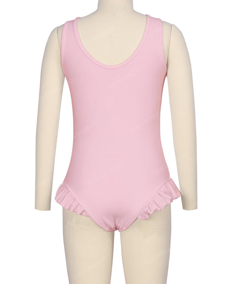 Frill Leg Scoop Back One Piece