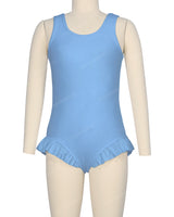 Frill Leg Scoop Back One Piece