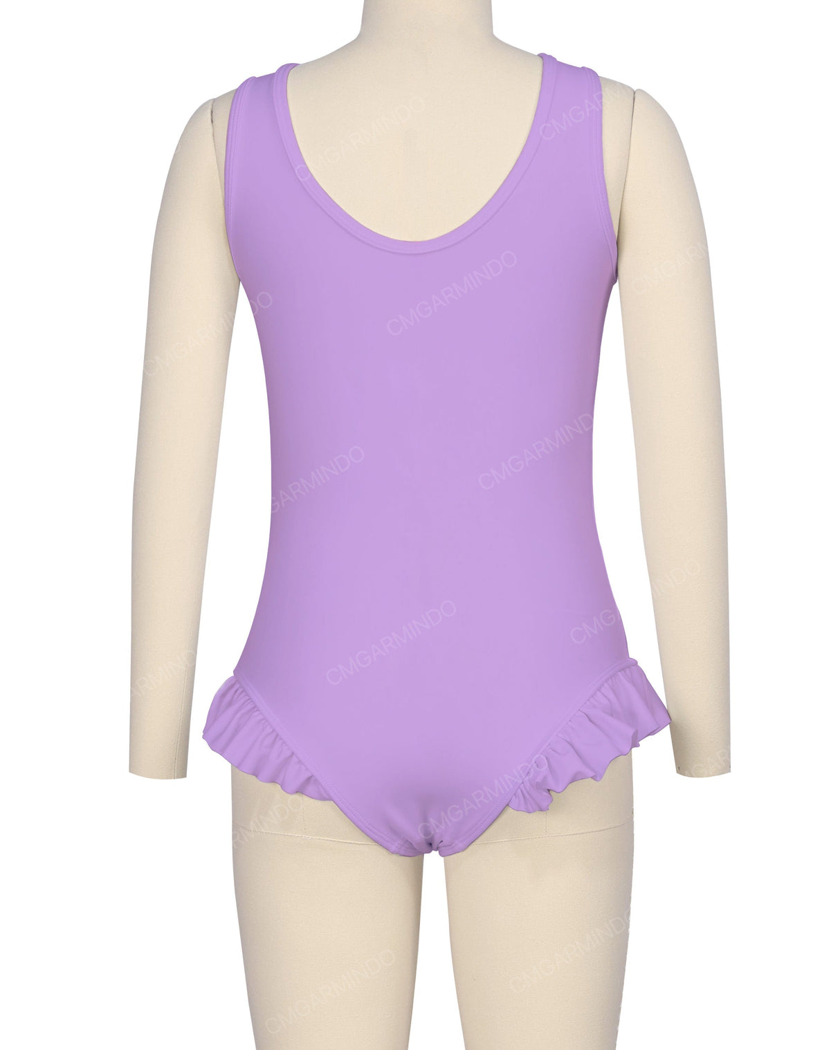 Frill Leg Scoop Back One Piece