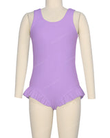 Frill Leg Scoop Back One Piece