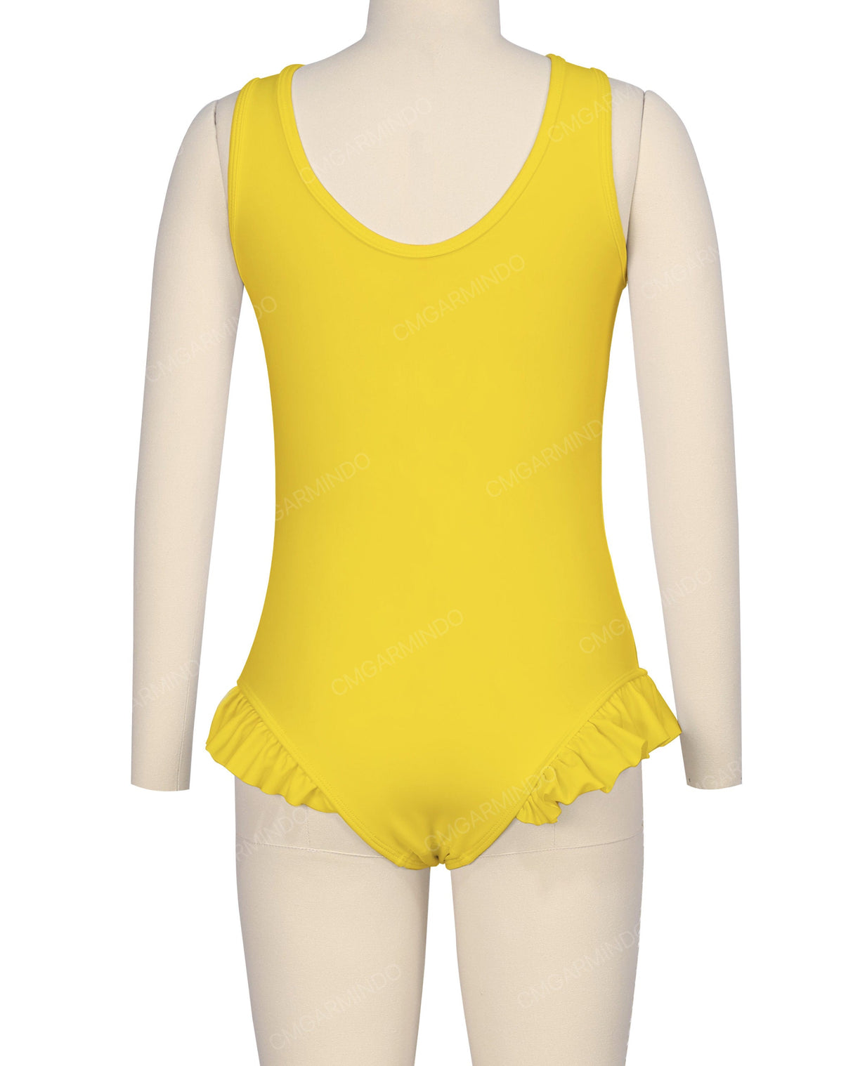 Frill Leg Scoop Back One Piece