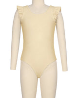 Frill Shoulder Scoop Back One Piece