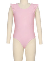 Frill Shoulder Scoop Back One Piece