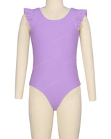Frill Shoulder Scoop Back One Piece