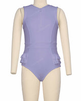 Sleeveless Frill Waist One Piece