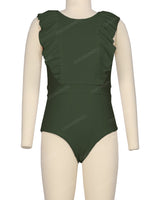 Sleeveless Frill One Piece