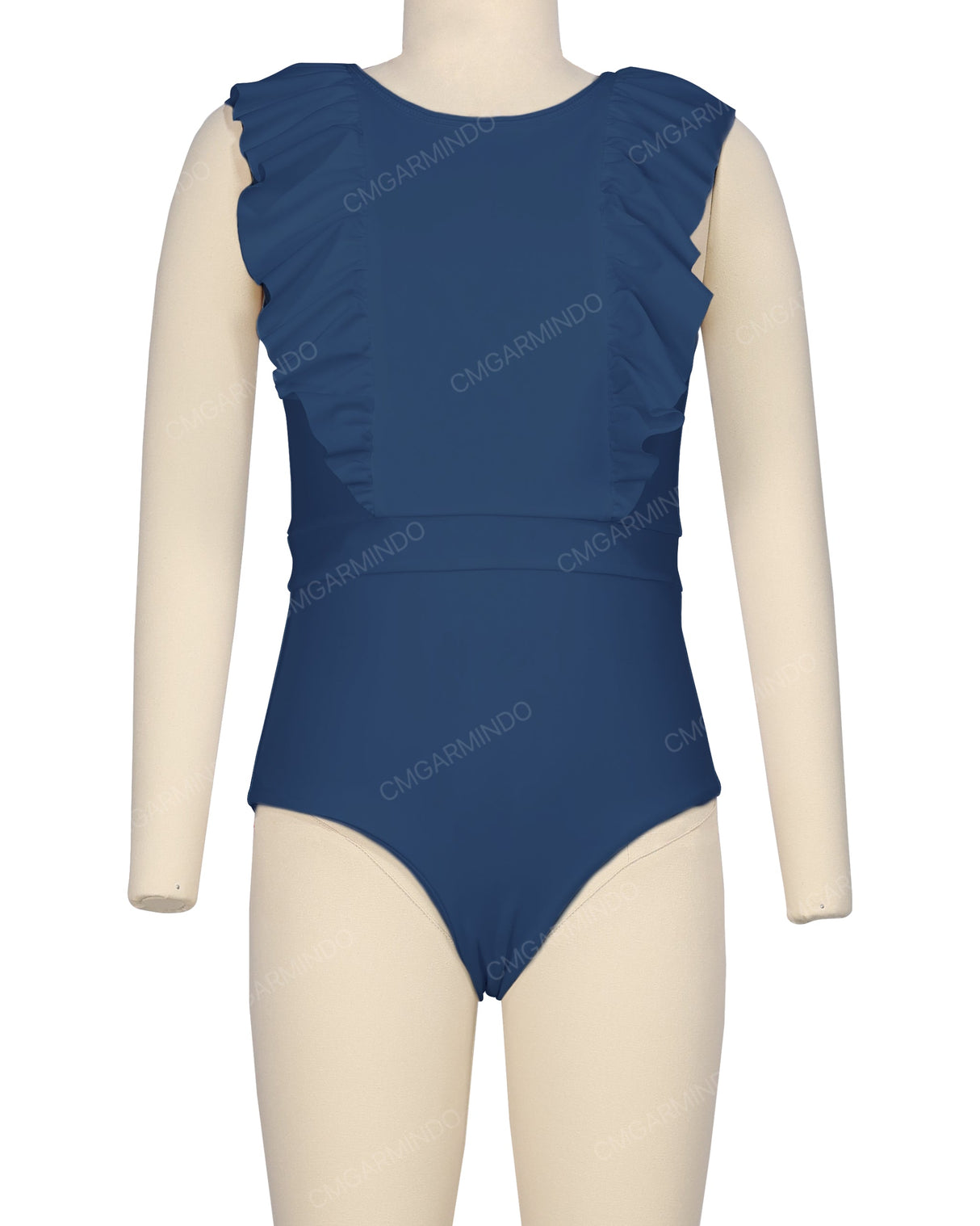 Sleeveless Frill One Piece