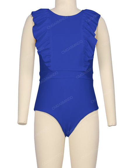 Sleeveless Frill One Piece