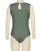 Sleeveless Frill One Piece