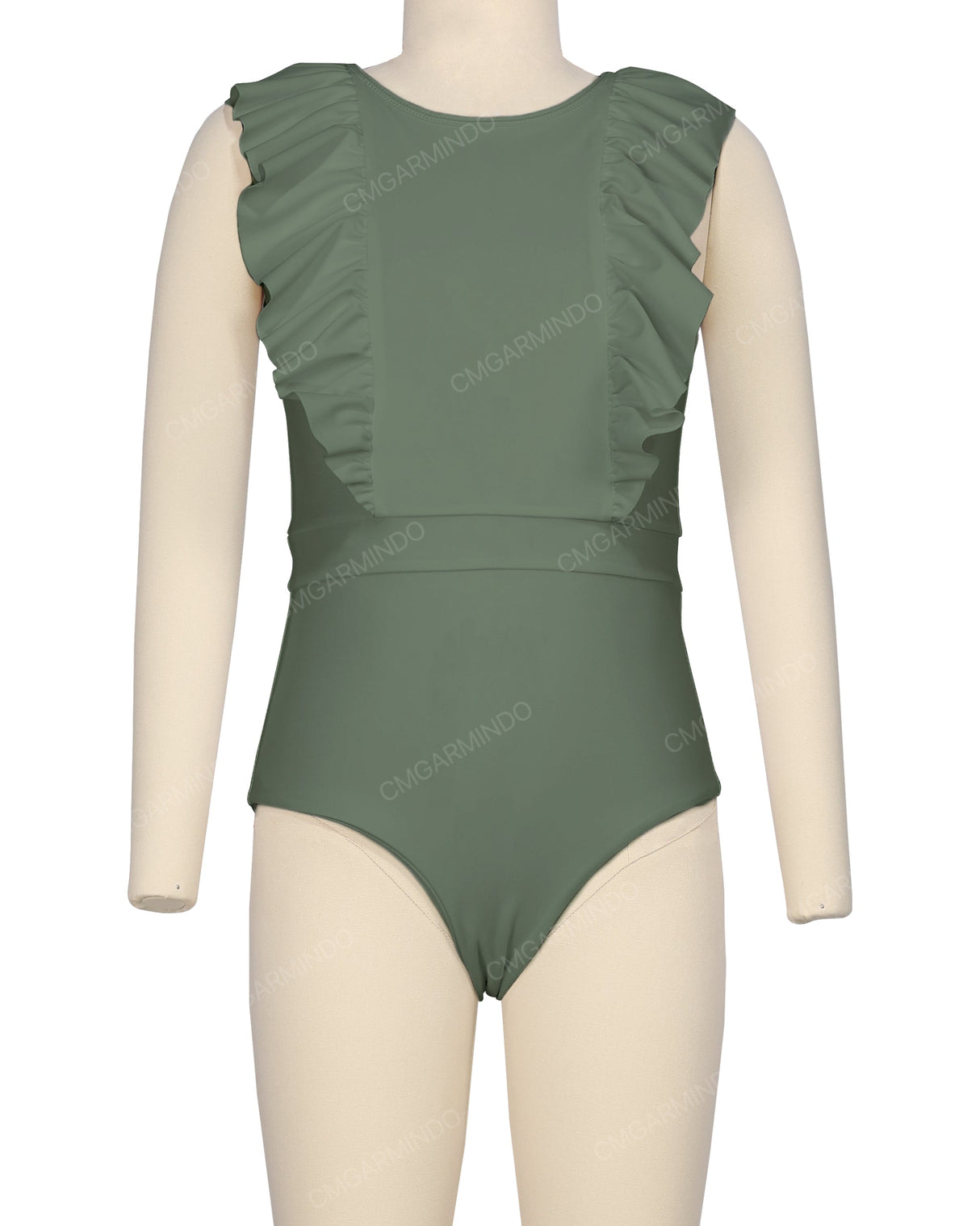 Sleeveless Frill One Piece