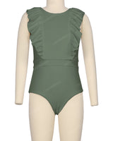 Sleeveless Frill One Piece