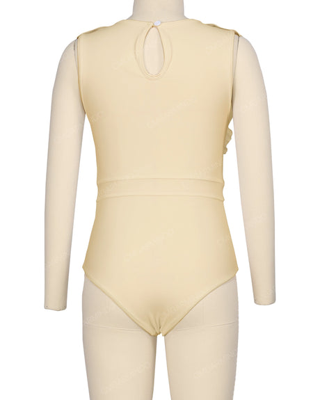 Sleeveless Frill One Piece