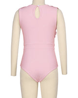 Sleeveless Frill One Piece