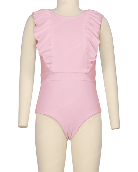 Sleeveless Frill One Piece