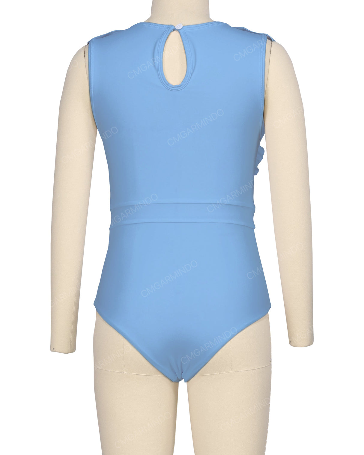 Sleeveless Frill One Piece