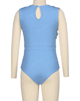 Sleeveless Frill One Piece