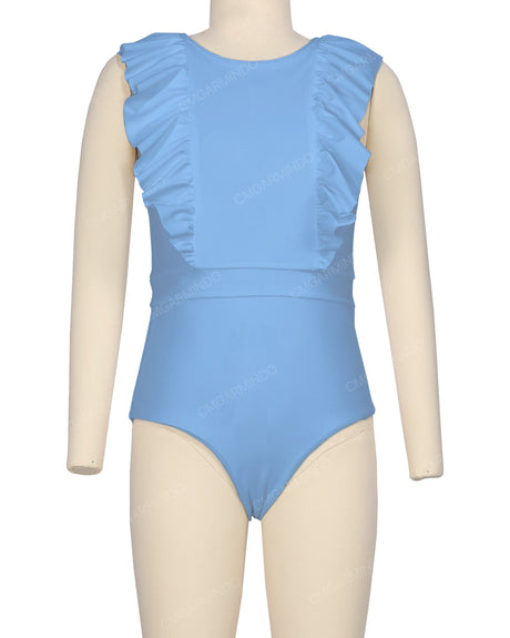 Sleeveless Frill One Piece