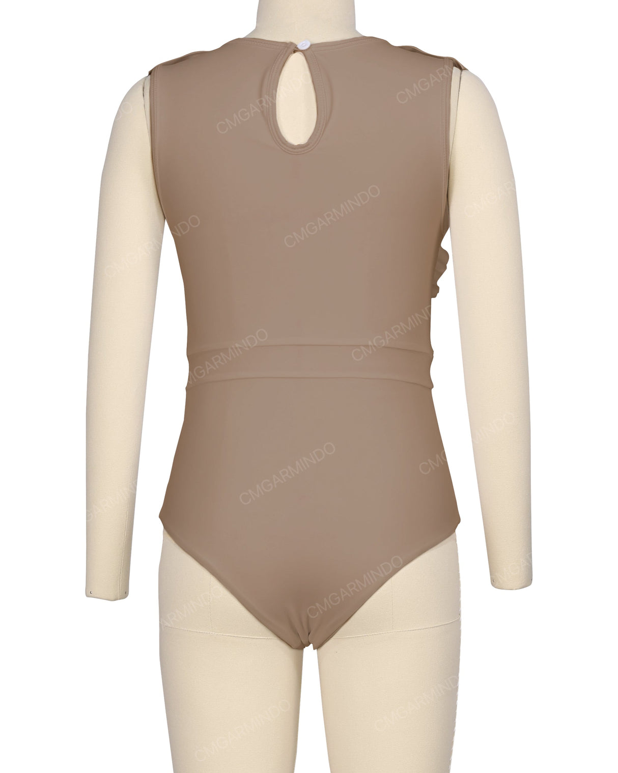 Sleeveless Frill One Piece