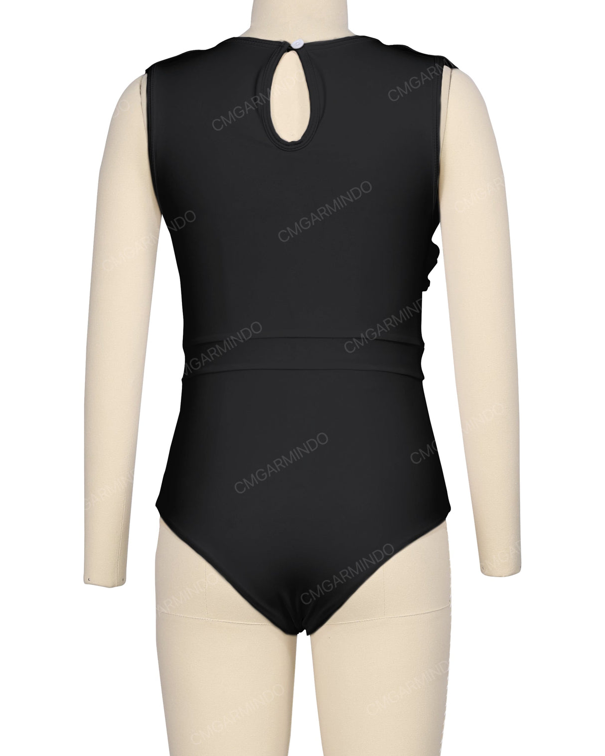 Sleeveless Frill One Piece