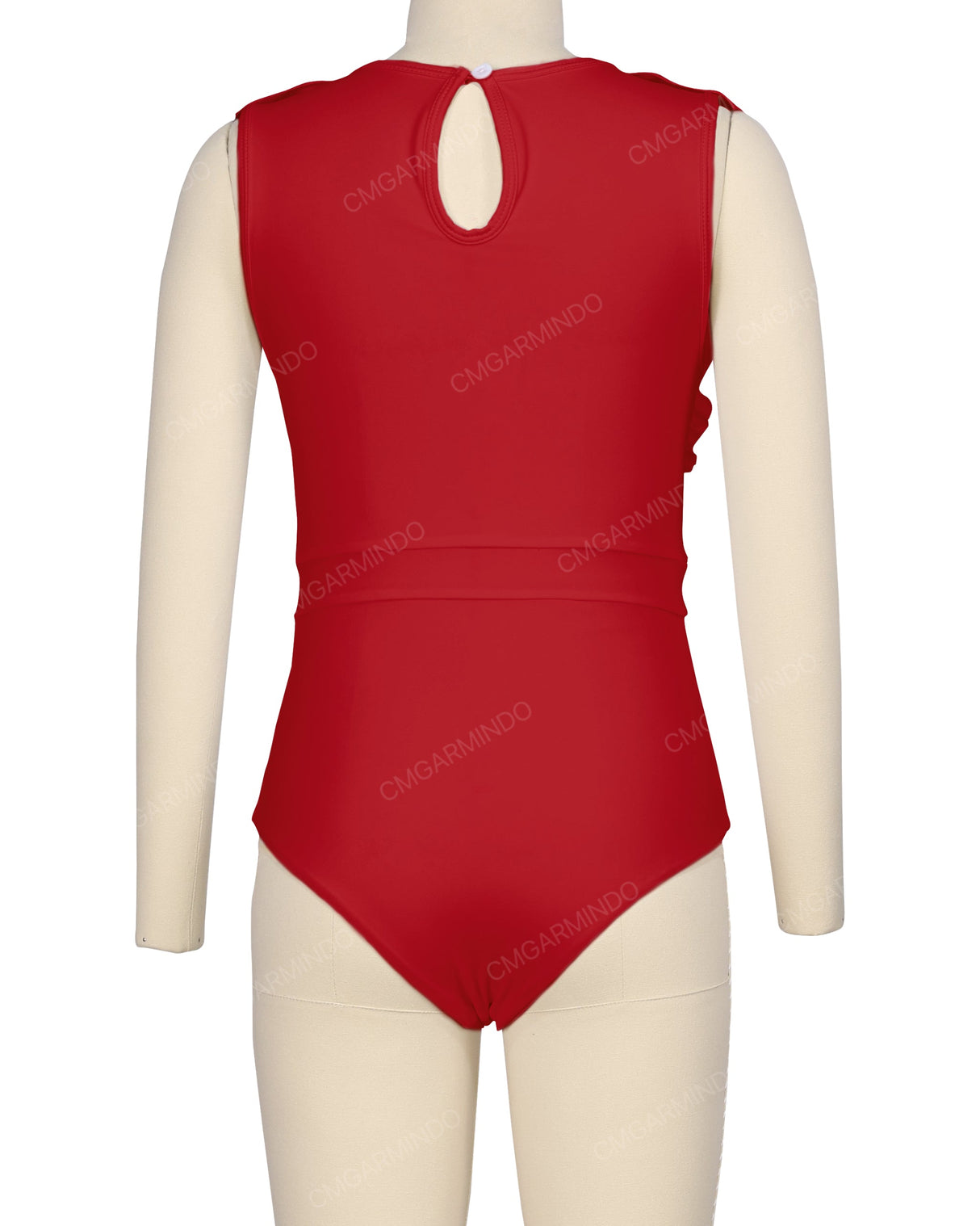 Sleeveless Frill One Piece