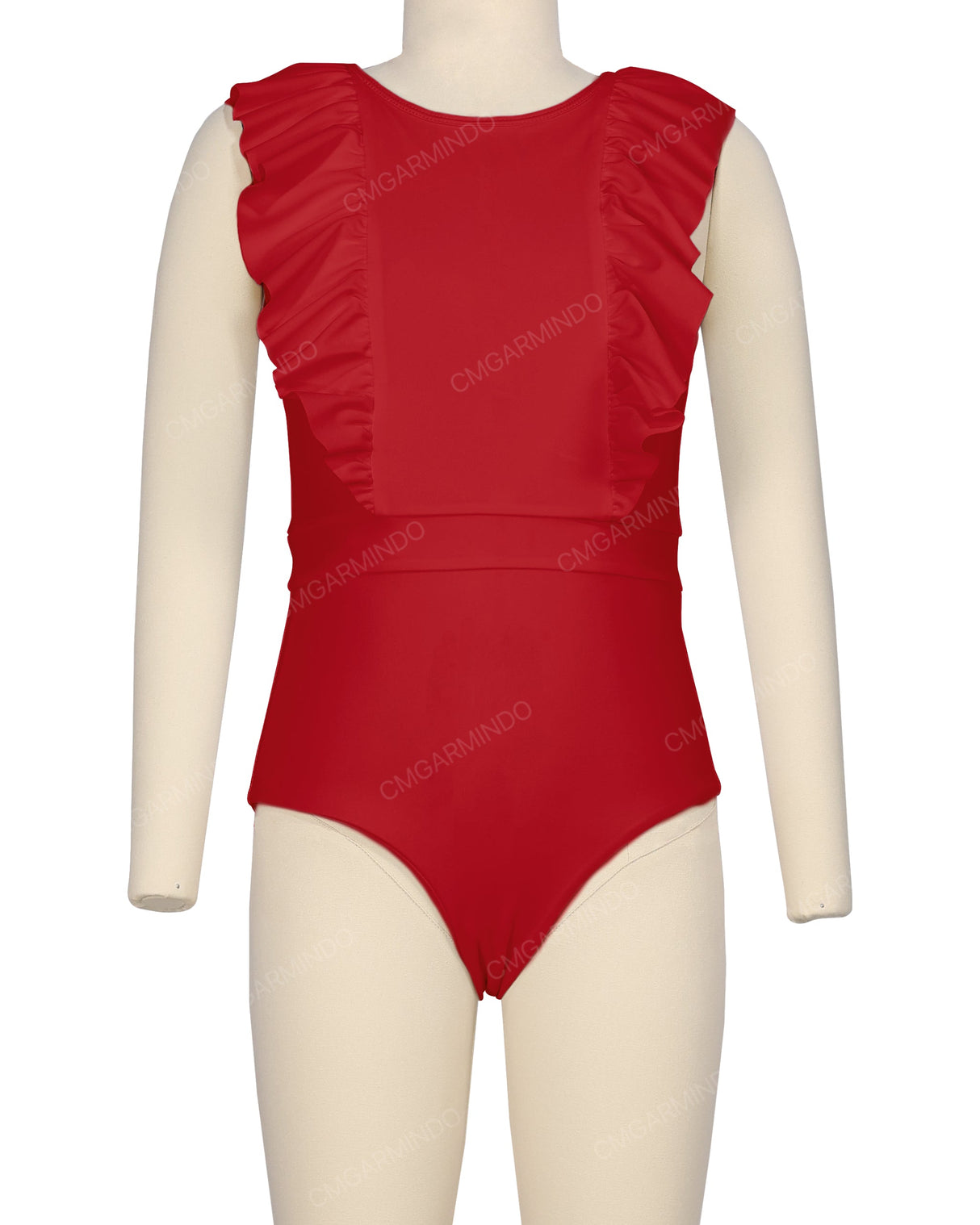 Sleeveless Frill One Piece