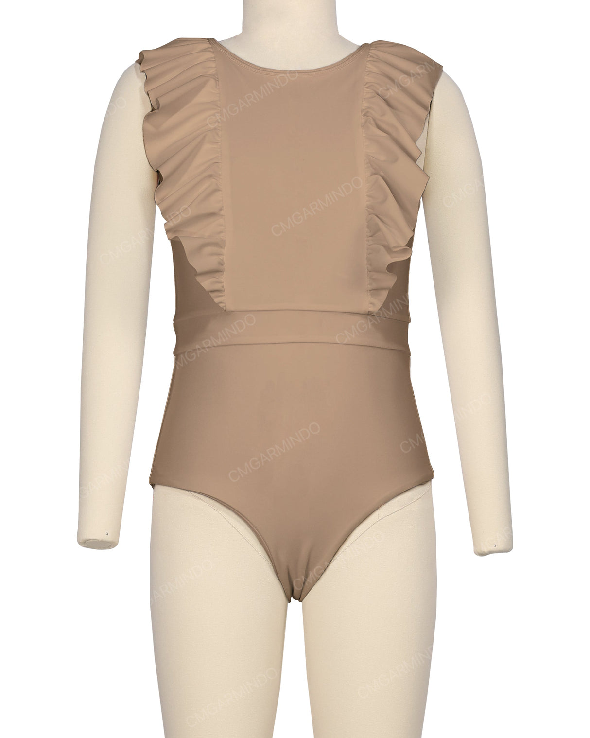 Sleeveless Frill One Piece