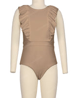 Sleeveless Frill One Piece