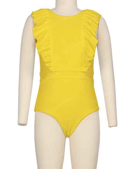 Sleeveless Frill One Piece