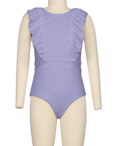 Sleeveless Frill One Piece