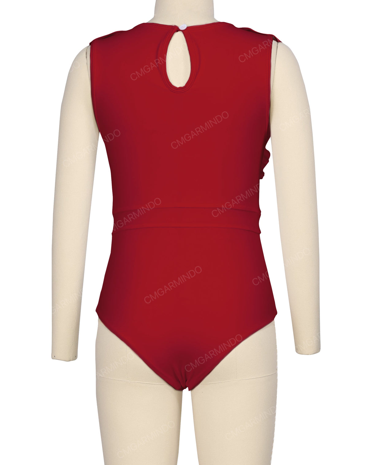 Sleeveless Frill One Piece