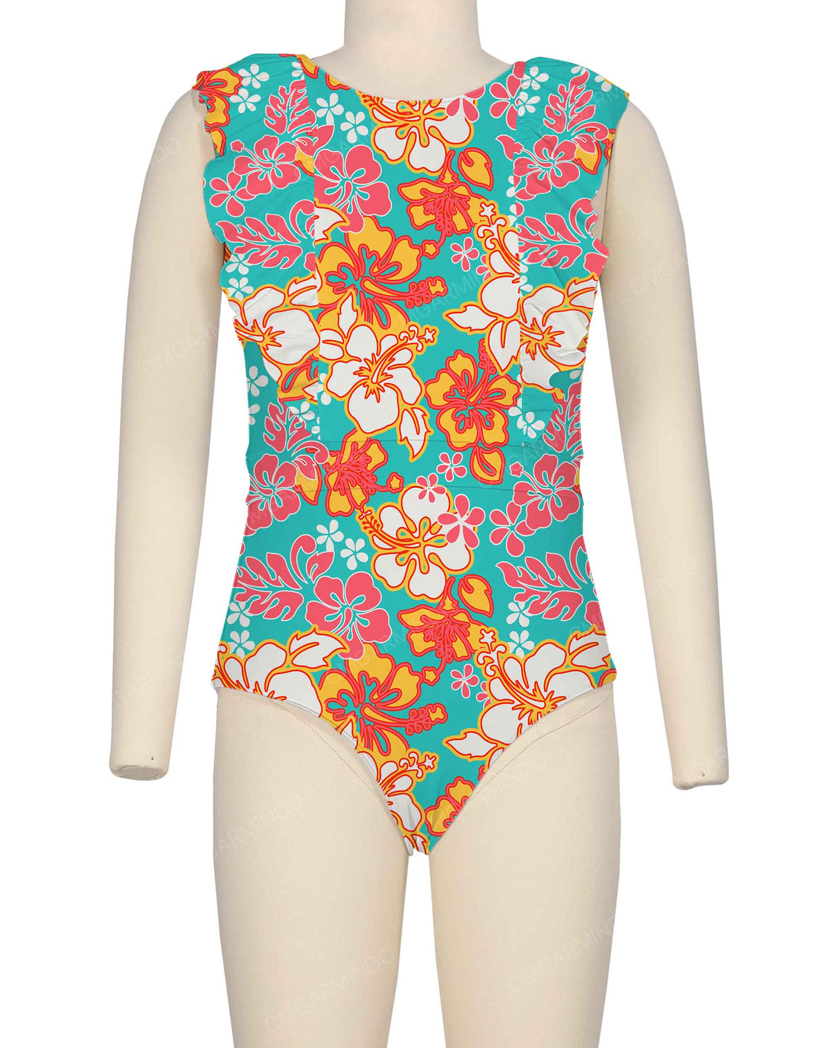 Sleeveless Frill One Piece