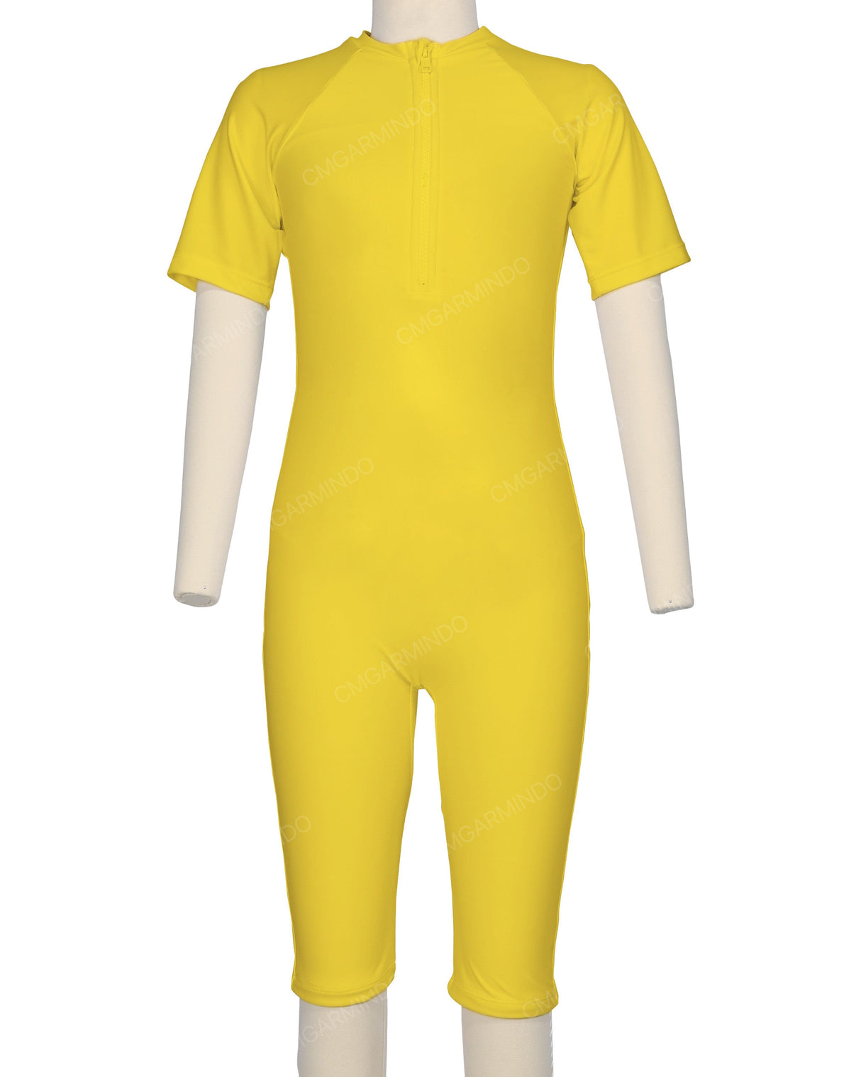 Short Sleeve Front Zip Full Piece Rashie